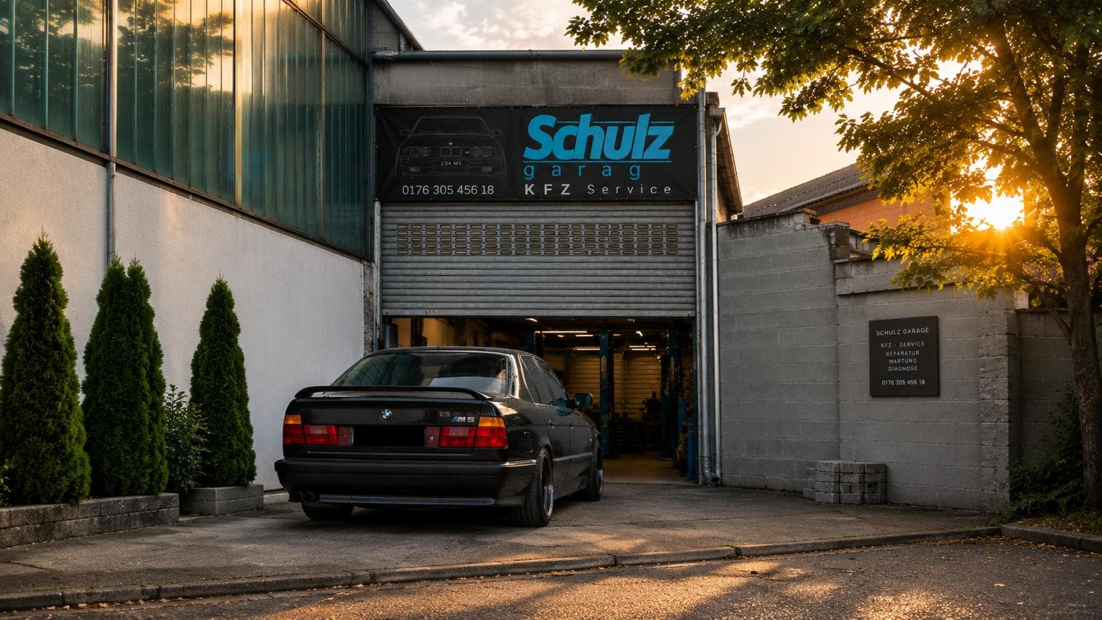 Moderne Autowerkstatt in Leimen bei Heidelberg